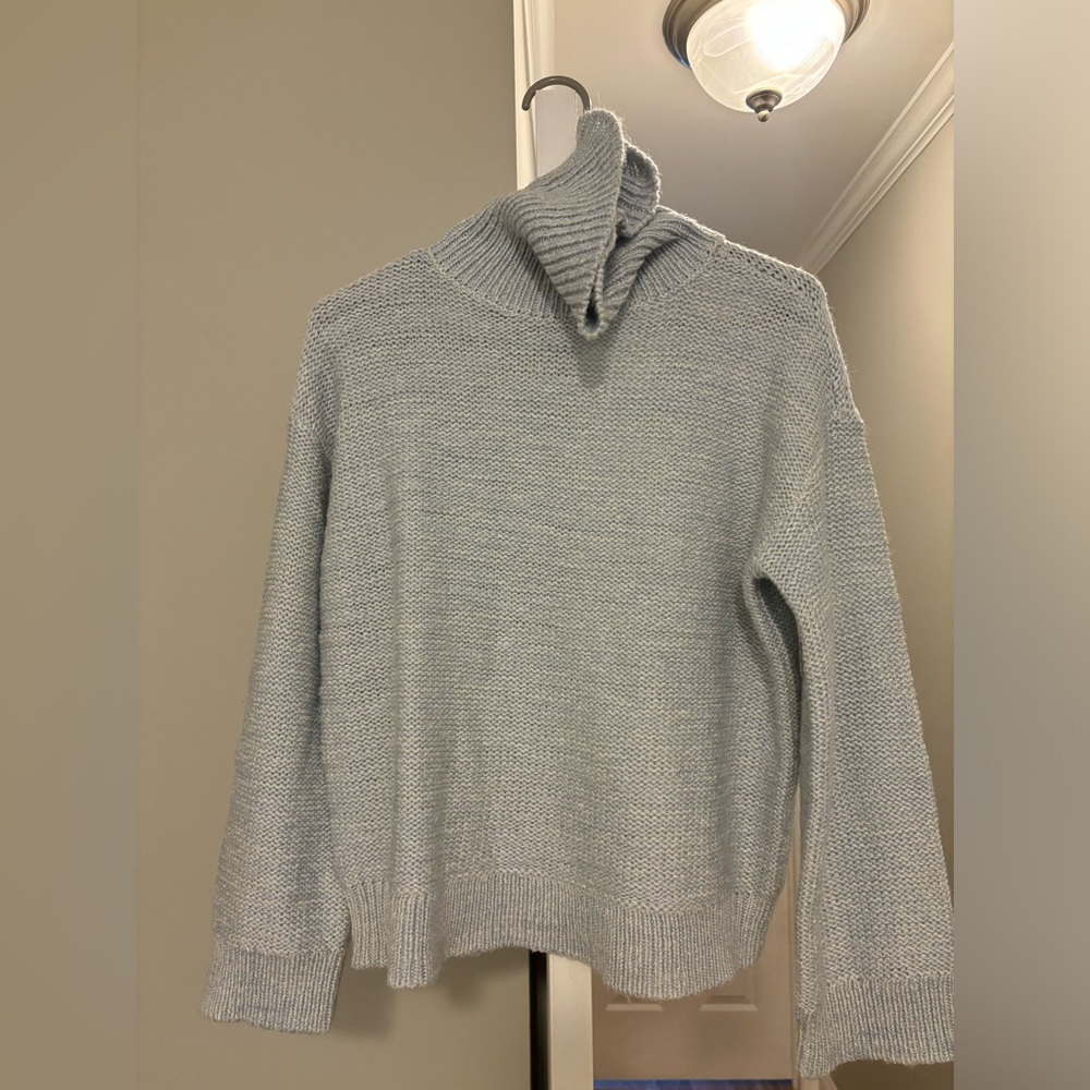 The Loft light blue turtle neck